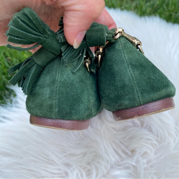 Jeffrey Campbell Ibiza Gabi Green Cap toe w/Chain Tassel Flats 7.5 - Picture 8 of 8